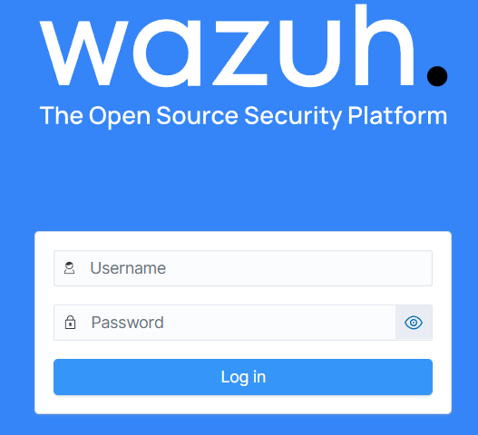 Wazuh dashboard